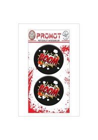 Resim Boom Tasarımlı 3d Kabartmalı Damla Sticker 5cm 01 