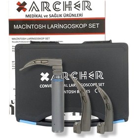 Resim Archer Macintosh Laringaskop Set 3'lü 
