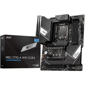 Resim MSI Pro Z790-a Wıfı Ddr4 Hdmı Dp Pcıe 16x V5.0 1700p Atx 