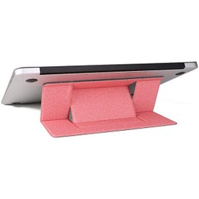 Resim MacBook Notebook En Hafif Taşınabilir İnce Pembe Laptop Standı 