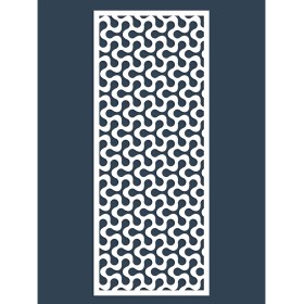 Resim Liar Ahşap Seperatör (Paravan) - KSP-12 - (18 mm) - (69 cm x 139 cm) - (Beyaz) 