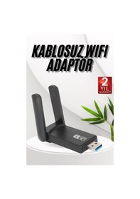 Resim Mey İthalat Wifi Adaptörü Bt5.0 Wifi 2'si Bir Arada Çift Bantlı Çift Anten 