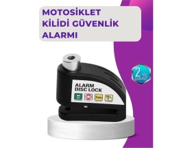 Resim Midas Toptan Home 110 Db Alarm Disk Kilidi Motosiklet Scooter Bisiklet Güvenlik 