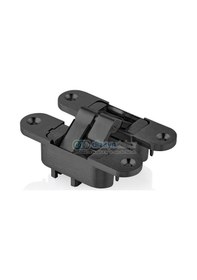 Resim 111 X 29 Mat Siyah Gizli Ayarlı Kapı Menteşesi 