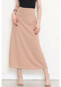 Resim Çan Kesim Etek Vizon - 16569.1778. Çok Renkli 