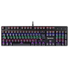 Resim Gamepower Ogre Rainbow 60M GamePower Blue Switch Türkçe Q USB Mekanik Oyuncu Klavyesi 