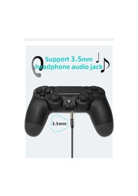 Resim Ps4 Kol Wireless Bt Kablosuz Oyun Kolu Ps4 Joystick Tablet Telefon Pc Uyumlu Titreşimli Oyun Kolu Beyaz 