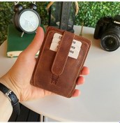 Resim Modica Zona - Hakiki Deri Kağıt Para Bölmeli Kimlik Kart Gözlü Ka 