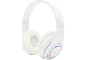 Resim Acl Abk03 Kablosuz Rgb LED Bluetooth Kulaklık Beyaz 