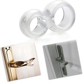 Resim Plastik 15 Adet Kapı Kolu Pencere Stoperi, Kapı Arkası Duvar Koruyucu Tampon, Silikon Durdurucu 