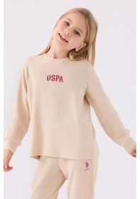 Resim U.s. Polo Assn Kız Çocuk Krem Pijama Takımı Us1987-c-v1 KREM 
