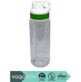 Resim Vagonlife VGN047 800ml Pipetli Yeşil Tritan Matara 