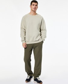 Resim Koton Pamuklu Cepli Regular Fit Beli Bağcıklı Eşofman Altı Haki 6wam40047mk Haki 