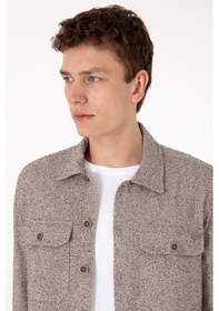 Resim U.s. Polo Assn. Erkek Camel Gömlek Örme 50309867-vr015 Camel 