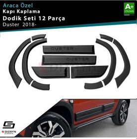 Resim Dacia Duster 2 Kapı Koruma Ve Çamurluk Kaplaması Dodik Seti 2018 Üzeri A+ Kalite 