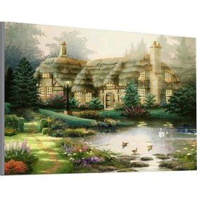Resim Reedark 5d Elmas Boyama Seti - Ev Dekoru İçin Tamamı Elmaslı Kanvas Tablo 25x30cm 
