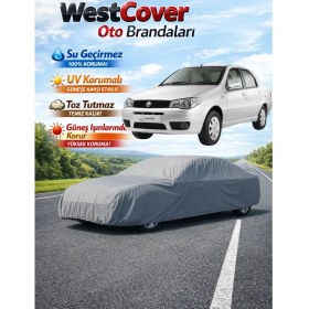 Resim WestCover Fiat Albea Uyumlu Oto Branda,su Geçirmez Çadır,araba Brandası 