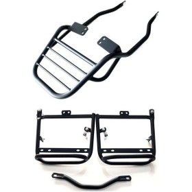 Resim Bajaj Pulsar NS 200 Arka Çanta Demiri ve Yan Çanta Demiri Seti 