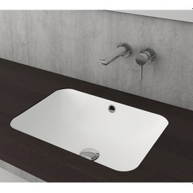 Resim Bocchi Scala Tezgahaltı Lavabo 55 CM Mat Beyaz 1006-002-0125 