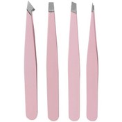 Resim Soulader Profesyonel 4'lü Kaş Ve Cilt Bakım Cımbız Seti - Farklı Açılı Ve Sivri Uçlu Modeller - Şık Ve Koruyucu Kılıf Hediyeli 