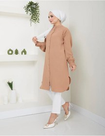 Resim YILMAZBARMAZ Kadın Ayrobin Nervürlü Maxi Boy Tunik 