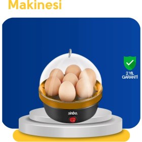 Resim Aesco Otomatik Kapanma Özellikli Yumurta Pişirme Makinesi 7 Kapasiteli 