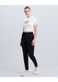 Resim Skechers W Printed Jogger Sweatpant Kadın Siyah Eşofman Altı S212085-001 Siyah 