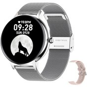 Resim Geeroyoo JZR-GY Fw07 1.32 " Tft Ekranlı Bt 5.0 Arama Ip67 Takipçili Spor Gümüş Akıllı Saat (İthalatçı Garantili) 