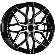 Resim ARC-M02-23 7.0x17" -4x108 ET35 63.4 Black Diamond Jant (4 Adet) 