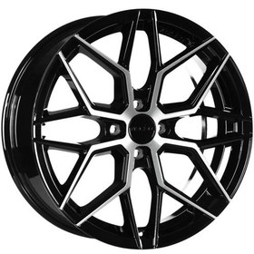 Resim ARC-M02-23 7.0x17" -4x108 ET35 63.4 Black Diamond Jant (4 Adet) 