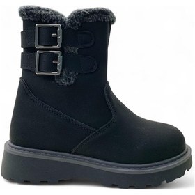 Resim Cool Buckle Kız Çocuk Bot Siyah 