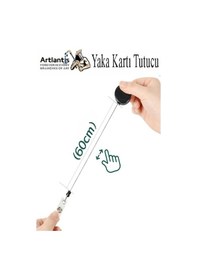 Resim Mavi Yaka Yoyosu 10 Adet Yoyo Kartlık Kimlik Personel Kartı Yoyo Yaka Cep Kemer Geri Çekilebilir Rozet Tutma Makara 