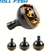 Resim ROLLFISH Balıkçılık Makarası Sarkaç Kolu Tutucu Alüminyum Alaşımlı Topuz Güç Kolu 35/38/41mm Çap Ergonomi Tasarım DIY Balıkçılık Araçları Aksesuarları 