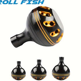 Resim ROLLFISH Balıkçılık Makarası Sarkaç Kolu Tutucu Alüminyum Alaşımlı Topuz Güç Kolu 35/38/41mm Çap Ergonomi Tasarım DIY Balıkçılık Araçları Aksesuarları 