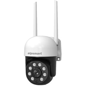 Resim Alpsmart AS-690 Wifi Dış Ortam 360 Derece 2 MP IP Kamera 