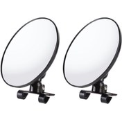 Resim Sones 2 Adet Araba Büyük Boy Dikiz Aynası Kör Nokta Yan Yardımcı Ayna Siyah 