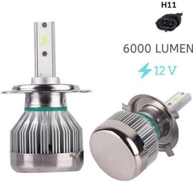 Resim Drstuningistanbul Led Far Ampulü H11-3500Lmx2-30W-12V Buz Mavisi / Laam705 