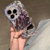 Resim Renkli Kelebek Aynalı Stand - iPhone Kılıfları için Uygun 14/15, 11, 12, 12 Pro, 12 PM, 13, 13 Pro Max, 14, 14 Pro, 14 Plus, 15, 15 Pro, 15 Plus, 15 PM, 16, 16 Pro, 16 Plus, 16 Pro Max 
