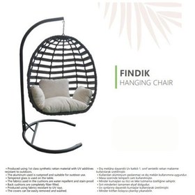Resim Fındık Salıncak Siyah - Beyaz 