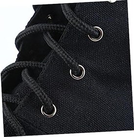 Resim Toddmomy Kadınlar Için Siyah Yüksek Tabanlı Bale Ayakkabısı Esnek Kayışlı Hafif Ve Rahat Bale Caz Seçim 