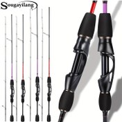 Resim Sougayilang 2-bölümlü Karbon Fiber Olta Kamışı, UL Döner Kamışı Bass Trout Balıkçılığı için 