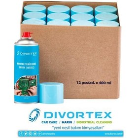 Resim Divortex Yağsız Kontak Temizleme Spreyi 400 ML X 12 Adet 