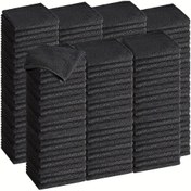Resim Ultra-Yumuşak Mikrofiber Temizlik Havluları - Hafif, Kare, Siyah, Araba Detayları ve Ev Kullanımı için Mutfak, Banyo, Yatak Odası ve Oturma Odası için İdeal, 180 gram/m², Ev Temizliği Temel Gereksinimleri | Mikrofiber Havluları | Dayanıklı Temizlik Bezleri, Temizlik Malzemeleri 