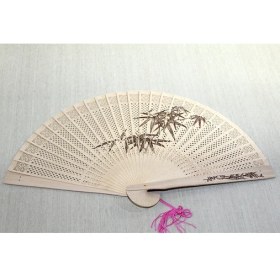 Resim Hediye Bahçesi Ahşap Yelpaze Model 2 