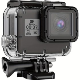 Resim Hero 7/6/5 Aksiyon Kamerası için Yüksek Şeffaflıkta Dalış Koruyucu Kılıf, 147ft/45m Suya Dayanıklı Hızlı Çıkartmalı Montaj ve Başparmak Vidasıyla Birlikte Yeni Vidalar Dahil 