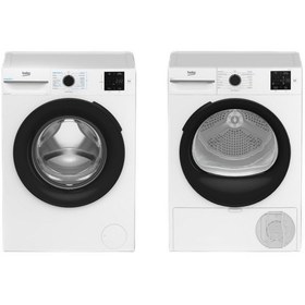 Resim Beko KMX 80 Kurutma Makinesi - CMX8100 Çamaşır Makinesi 2'li Set 