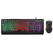 Resim Rampage KM-99 Dobble Rainbow Backlight 7 Tuşlu 6400dpi Gaming Klavye Mouse Set 
