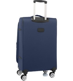Resim Louisiana Polo 2'li Valiz Seti Orta Ve Kabin Boy Lüx Kumaş Valiz Lacivert 2082 Lacivert 