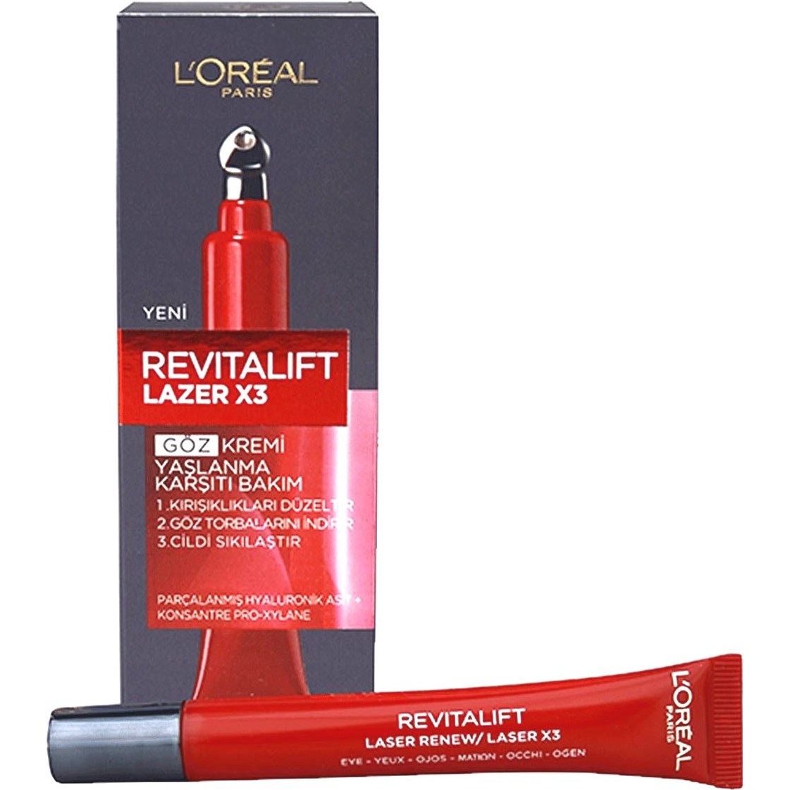 L'Oréal Paris L'Oréal Revitalift Lazer X3 Göz Kremi 15 ml Fiyatı ve Özelliklerı - Badem