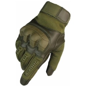 Resim Pangolin Outdoors Açık Kaymaz Motosiklet Eldivenleri - Bisiklet Ve Dağcılık İçin - Siyah/kahverengi/yeşil - S/m/l/xl 